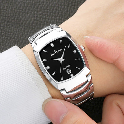 Men Quartz Watches Original High-end Luxury Waterproof Men's Watch Wristwatch Stainless Steel Fashion Business Date Clock Male