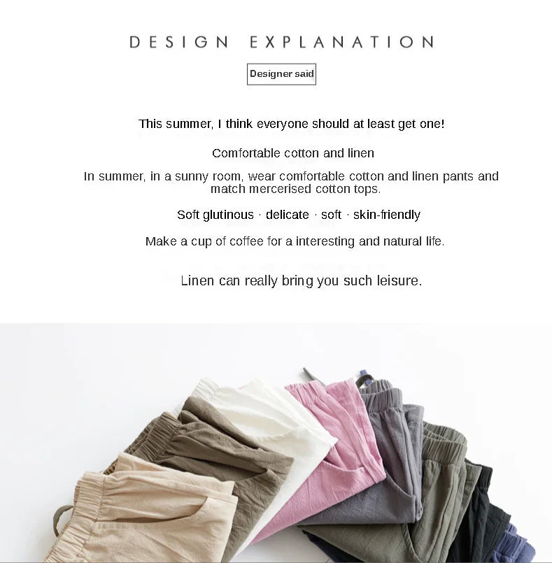 Summer Cotton Linen Shorts Women High Waist Oversize Shorts Short Pants Women Fashion Casual Sports Shorts Female S-XL