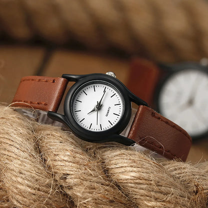 Classic Lovers Watches Men Women Casual Leather Strap Quartz Men's and Women's Pair Quartz Watch Gift High Quality