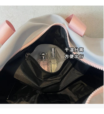 Fashion Travel Bags For Women Large Capacity Men's Sports bag Waterproof Weekend Sac Voyage Female Messenger Bag Dry And Wet