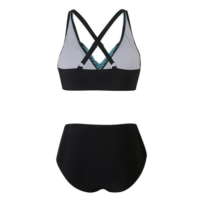 2023 New Women Swimsuit Sexy Women High Waist Bikini Swimwear Female Two Piece Beachwear Printed Bikinis Set Bathing Suit