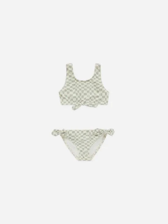 Kids Printed Swimwear for Girl Two Pieces Bikinis Set 2025 Summer Designer Boy Trunks Swimsuit Floral Striped Bathing Suit