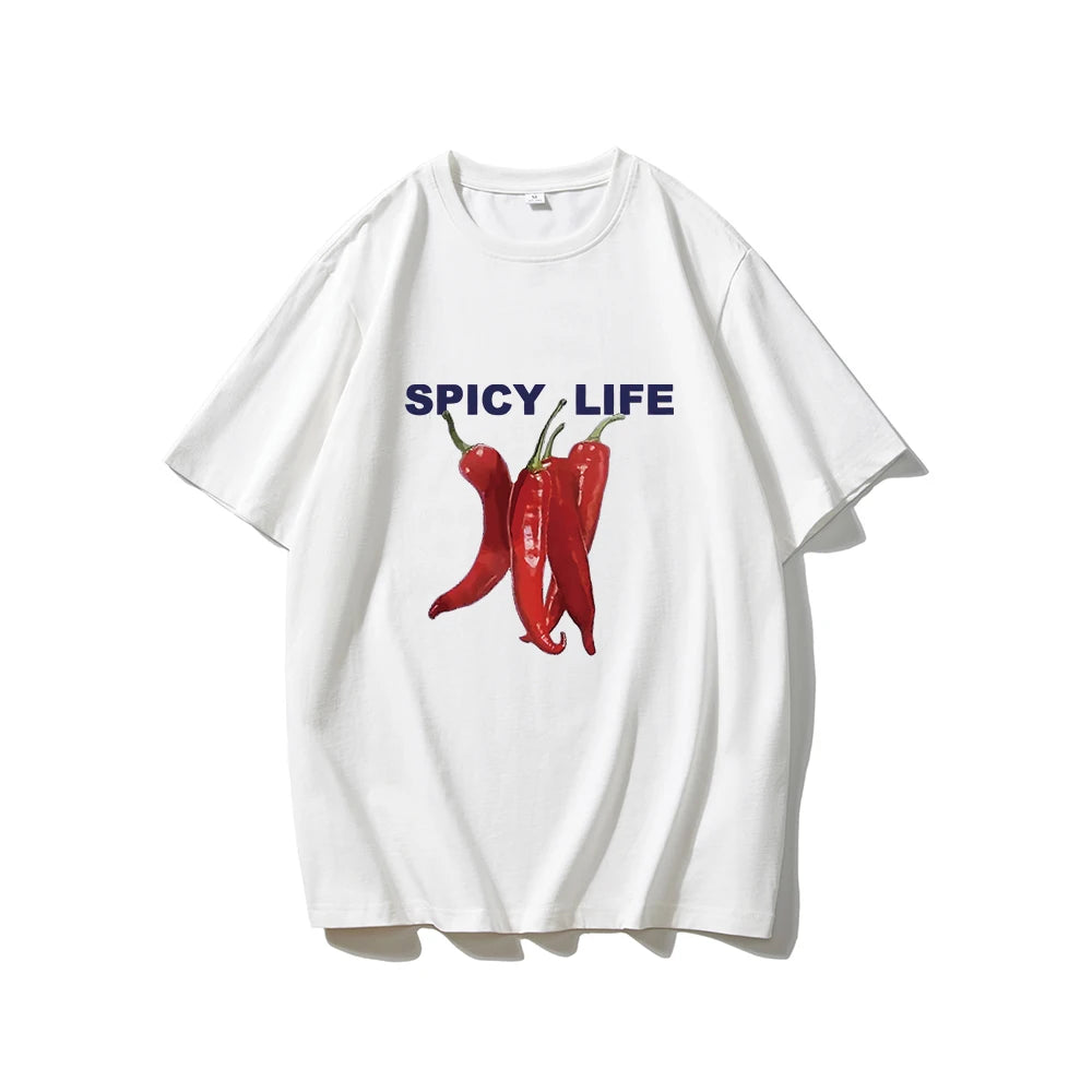 Hirsionsan Hot Girl Graphic Printed T Shirt Women Summer Cotton Soft Short Sleeve Casual Tee Female Oversized Higt Street Tops