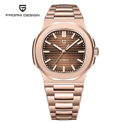 PAGANI DESIGN Top Luxury Automatic Watch For Men Mechanical Watches Men Sports Waterproof Sapphire Stainless Steel Reloj Hombre