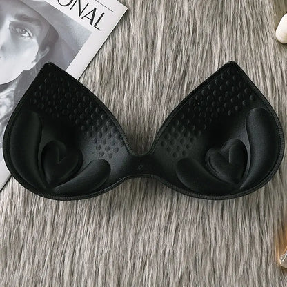 2026 New 1Pair Women Summer Swimsuit Padding Inserts Sponge Foam Bra Pads Chest Cup Breast Bra Bikini Insert Chest Pad
