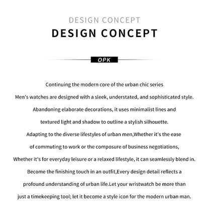 OPK 6090 Quartz Watches for Man Fashion Casual Nylon Webbing Watchband Dual Calendar Waterproof Luminous Men's Sports Watches