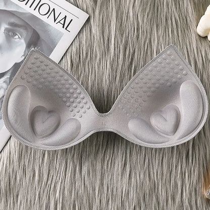 2026 New 1Pair Women Summer Swimsuit Padding Inserts Sponge Foam Bra Pads Chest Cup Breast Bra Bikini Insert Chest Pad