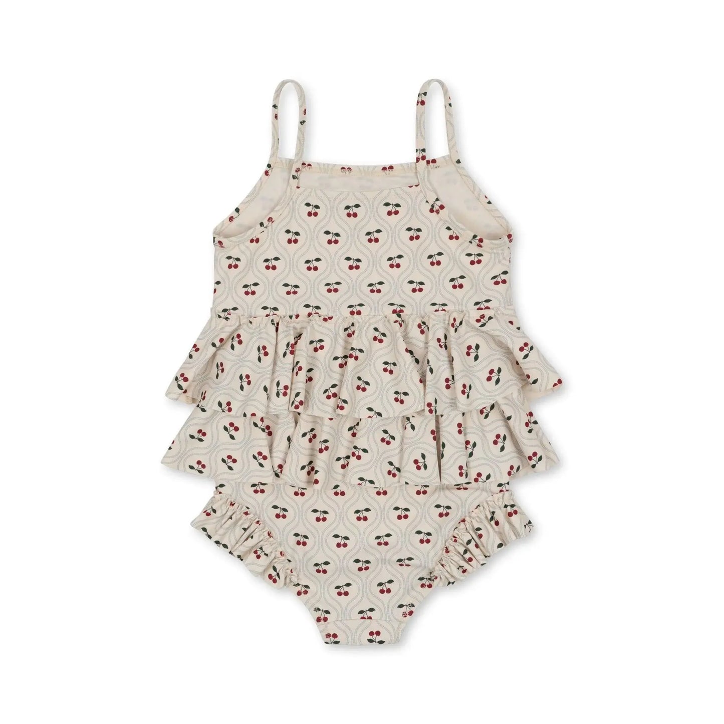 Cute Baby Girls Bikinis Set 2025 Summer Children Beach Wear Ruffle Kids Swimsuit Bathing Suit Printed Swimwear Monokini