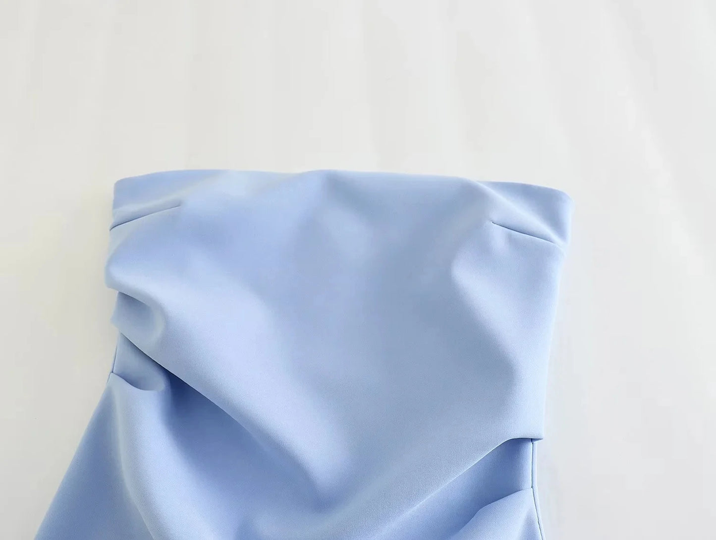 HXAO Dress Women Off Shoulder Corset Short Dresses Ruched Backless Blue Black White Dress Woman Sexy Bodycon Party Dresses