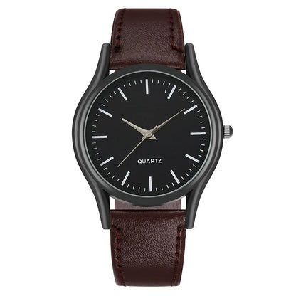 Classic Lovers Watches Men Women Casual Leather Strap Quartz Men's and Women's Pair Quartz Watch Gift High Quality