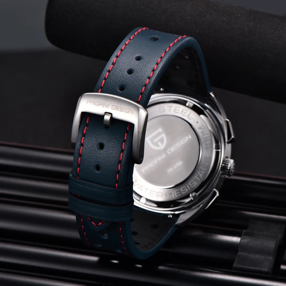 PAGANI DESIGN Men's Watches Luxury Quartz Wrist Watch For Men AR Sapphire Speed Chronograph Retro Dial Clock Reloj Hombre 2026