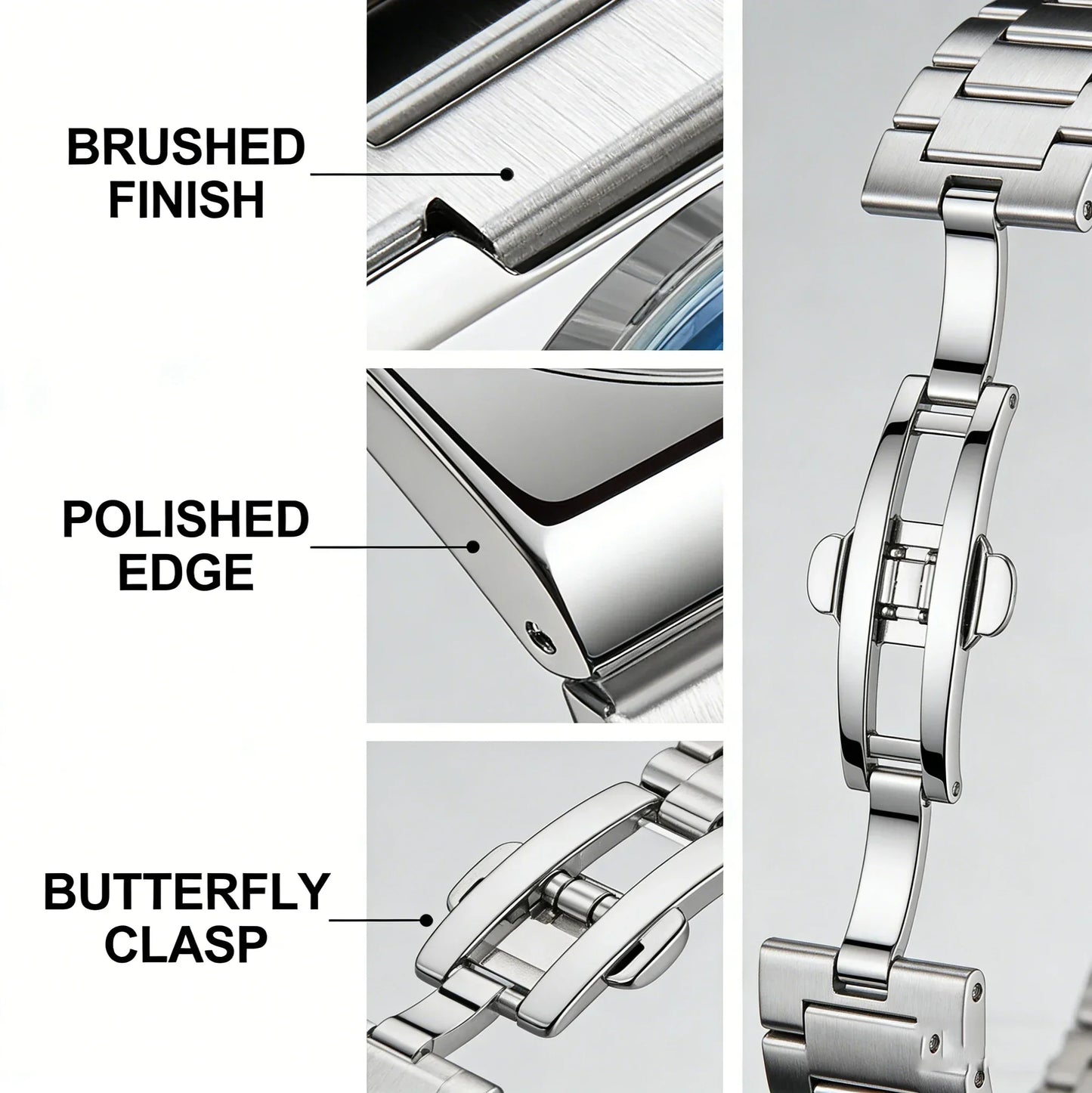 PAAZOMU Casual Man Watch Fashion Exquisite Men Wristwatches Waterproof Luminous Date Stainless Steel Quartz Men's Watches Reloj