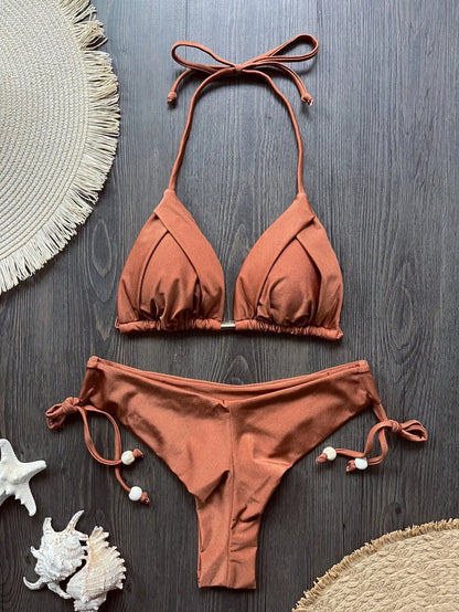 RUOTONGSEPT 2025 New Sexy 13 Color Triangle Bathing Suit for Women Brazilian Bikinis Swimwear Push Up Swimsuit Beach Bikini Set