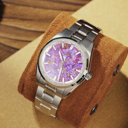 Watchdives 38mm Men Quartz Watch VH31 Sweep Seconds Movement ice Crystal Titanium Waterproof Watches WD0003B WD0003C WD0003D