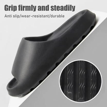 EVA Soft Thick Soled Slippers Women's Summer Fashion Wear Slippers Home Home Sandals Men's Beach Shoes