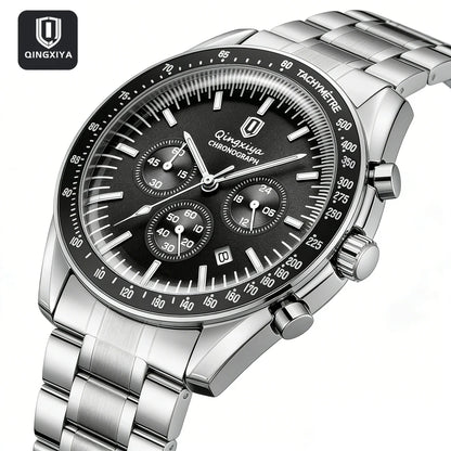 New Men Watch Calendar Business Quartz Watches Mens Top Brand Luxury Sport Waterproof Luminous Stainless Steel Man Wristwatches