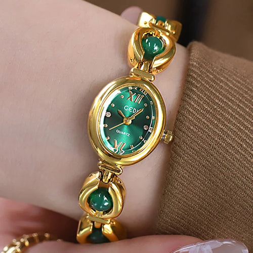Gold Women Bracelet Watches For Ladies Wrist Watches Top Brand Luxury Elegant Women Dress High Quality Watches Quartz Minimalist