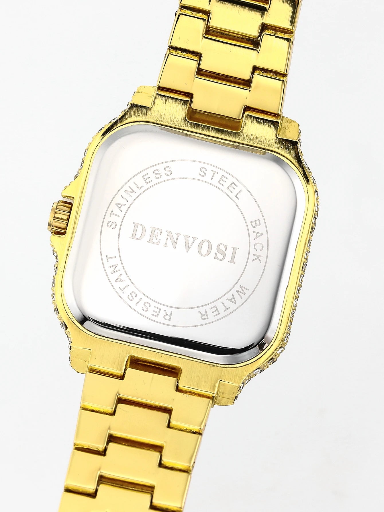 Luxury diamond watches for men Hip Hop Style Bling Bling Iced Out Wristwatch Fashion Square Stainless Steel Waterproof Clock 202