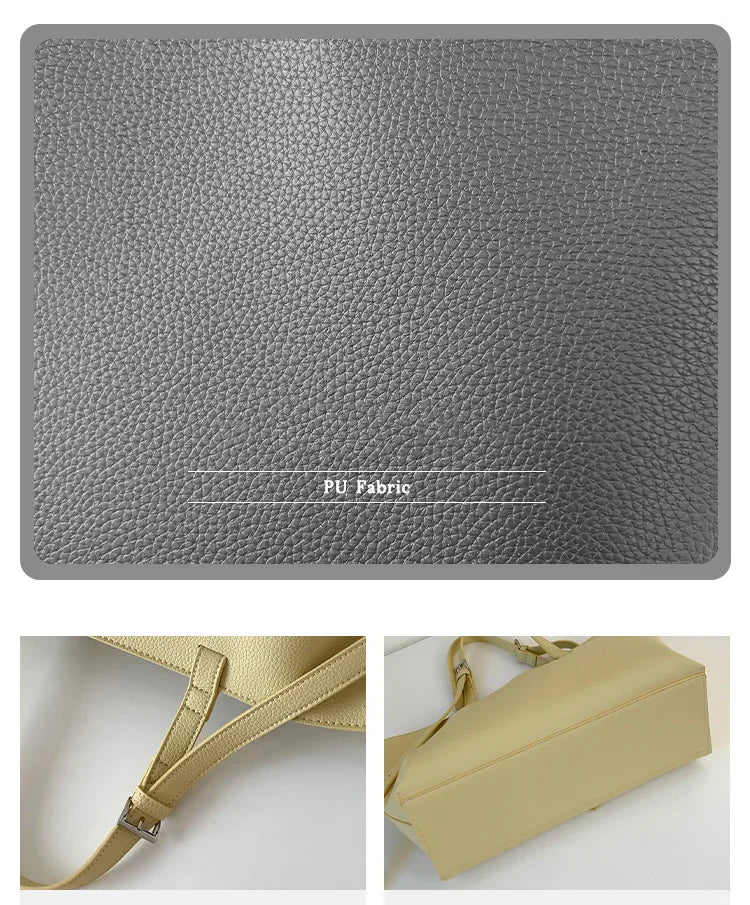 Casual Soft Tote Women Bag PU Leather Shoulder Bags for Women 2026 NEW High Quality Handbags and Purses Large Shopper Purses