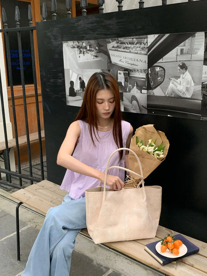Women's handbag tote bag，2026New Fashionable Quilted Single-Shoulder Tote Bag，Women's large-capacity mother-and-daughter bag, hi
