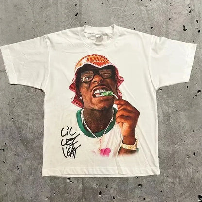 Rapper Frank Retro Graphic T Shirt Men's Hip Hop Ocean Album Clothing T-Shirts Y2k Unisex Blond Fashion Oversized Cotton T-shirt